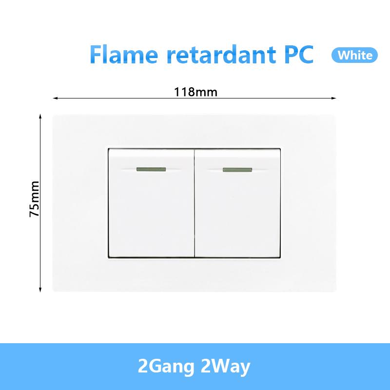 Italien Chile Mexiko USB Smart Typ-c 20W Schnelllade-Wandsteckdose Stecker, Brasilien Elektrischer Lichtschalter Universal-USB-C-Steckdose