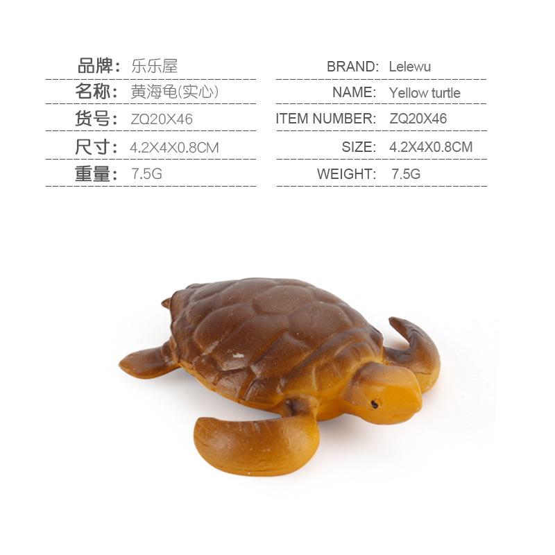 Mini Sea Animal Action Figure Dolphin Shark Whale Turtle Marine Creatures Model Ornaments Gifts For Boys Girls