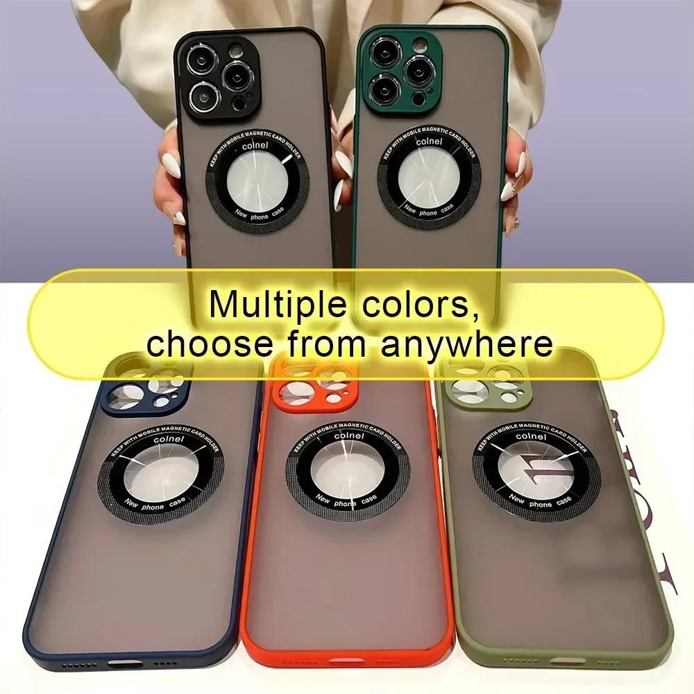 Etui magnetyczne Magsafe Funda na iPhone'a 12 11 Etui na iPhone'a 15 13 14 Pro Max 12 13 Mini 14 Plus Etui Fonda Shell