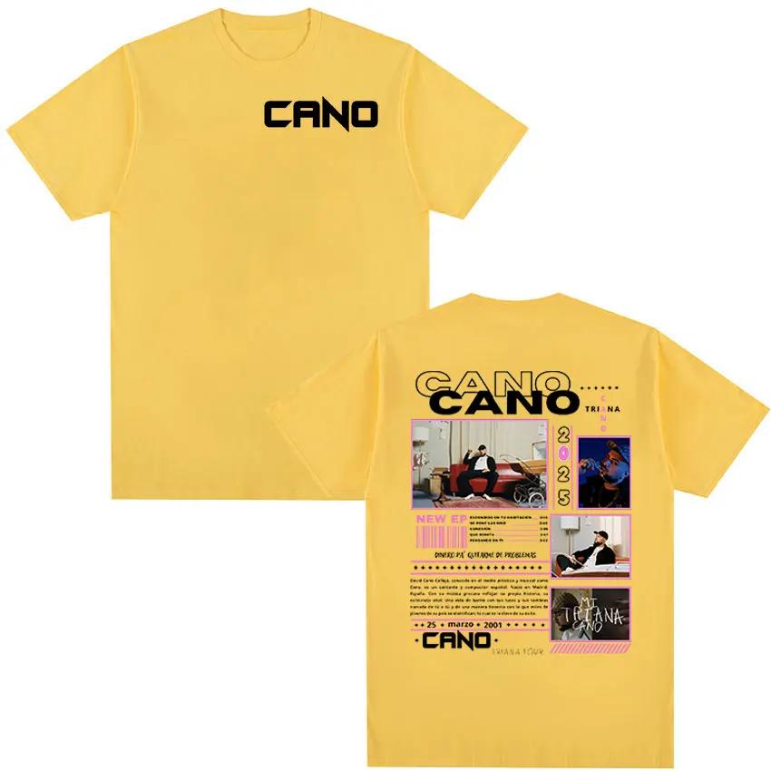 

Rapper Cano Triana Tour 2025 Graphic T shirt WOMEN Hip Hop punk Short sleeve T-shirt Unisex T Shirts streetwear 4XL