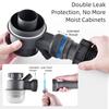 Anti-odor Double Sink Tube Stainless Steel Deodorizing Drain Pipe Kitchen Sink Drain  Dishwasher