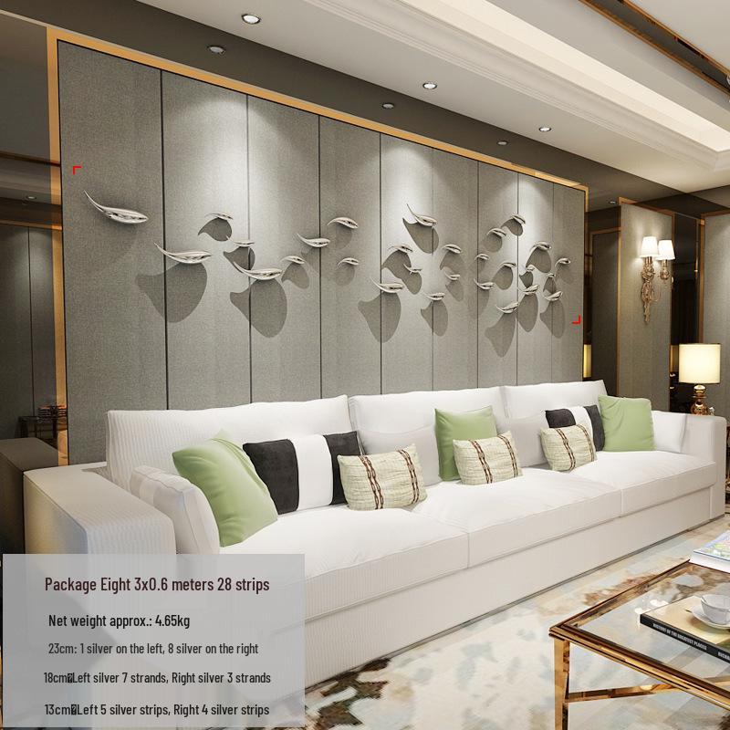 Electroplated Fish Resin Wall Hanging for Indoor Living Room