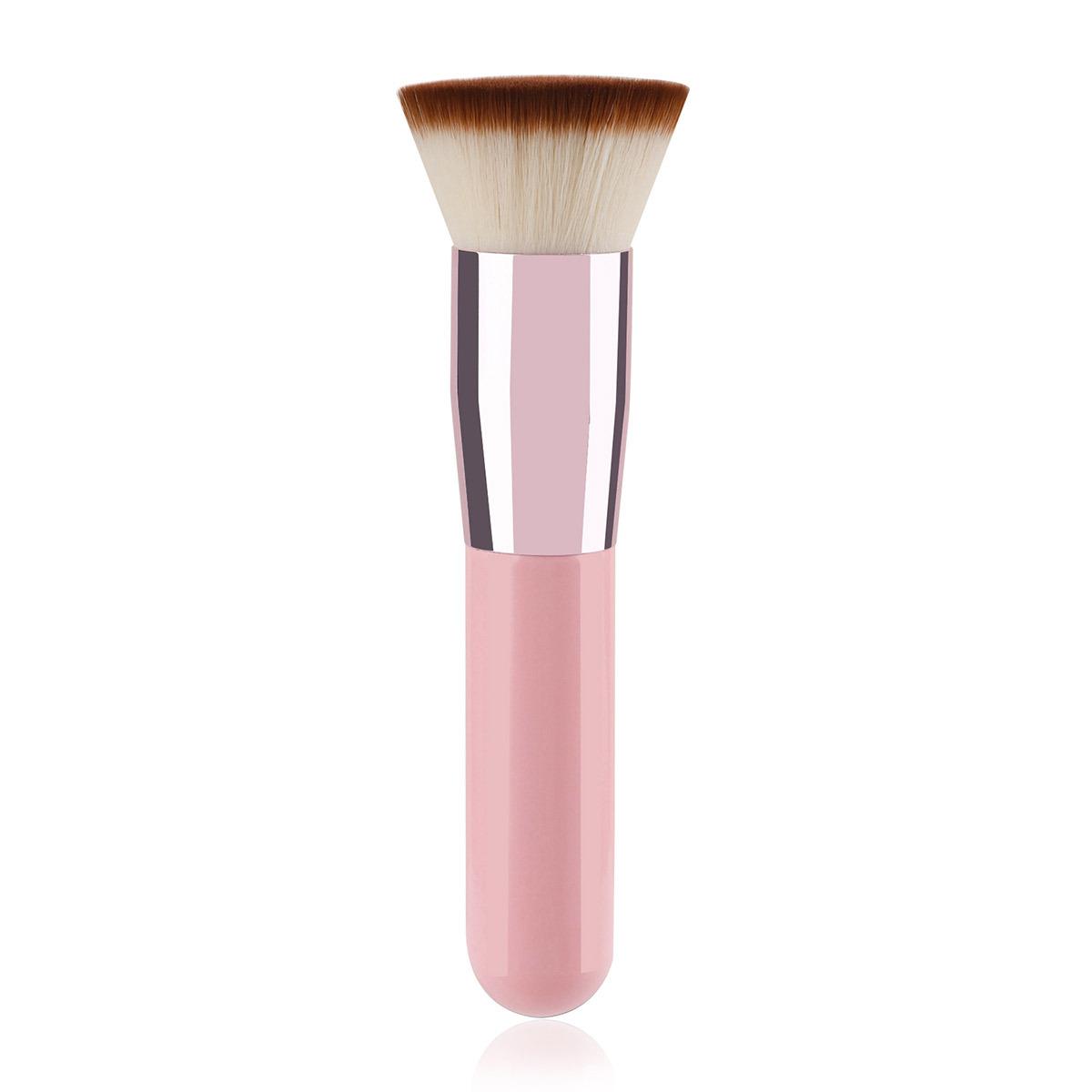 New big fat pier flat head foundation brush BB cream liquid foundation brush soft hair without traces do not eat powder beauty tools