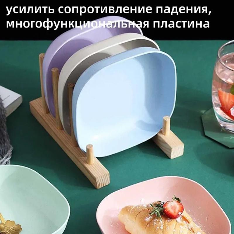 

Креативные пластиковые сервировочные блюда в форме кости для домашнего использования (Случайные цвета 10 штук в упаковке) Random Color 10pcs