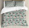 3pcs Bedding Set Dog Pug Cartoon Home Textile Duvet Cover Pillow Case Boy Kid Teen Girl Bedding Covers Set