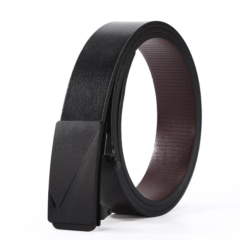 Belt Men'S Classic Inner Wear Toothless Automatic Buckle Belt Business Belt Run Jianghu Stall