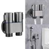Brass 3-way Filling Angle Valve Wall Mount One Into Two Out Water Toilet Faucet Bidet Sprayer for Bathroom Accessories