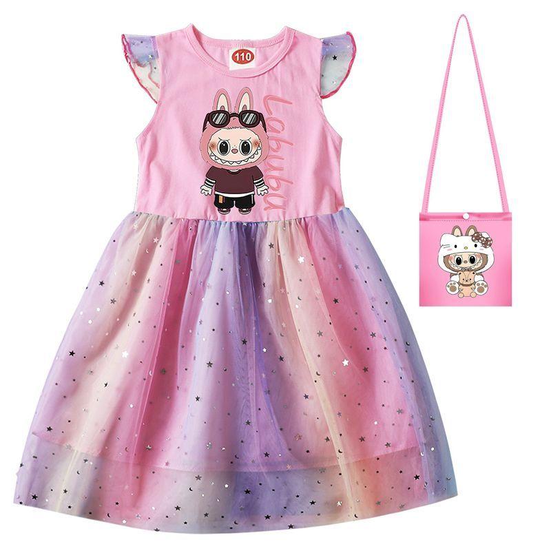 Summer Girls'  Dress, Children's Chiffon Dress, Festival Performance Dress