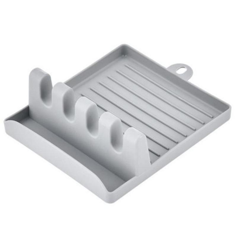 Vielseitiges Küchen-Organizer-Set, wandmontierte Aufbewahrung für Spatel, Topfdeckel, Essstäbchen und Suppenlöffel, langlebiger Kunststoff