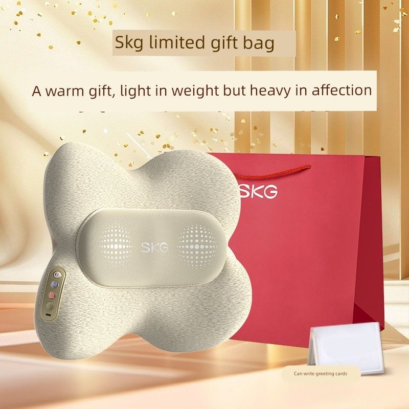 

Skg Waist Massager M5 Lumbar Support Device for Home Use with Heat Therapy Cushion, Lumbar Support Gift, Massage Instrument for Lumbar Muscle Strain M5 Telescopic Massage Lumbar Support + Gift Bag