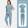 Elastic Medical Clothing Operating Room Short-Sleeved Hand-Washing Clothing Women'S Tops Work Clothing Nurse Clothing Doctor Hand-Brushing Clothing
