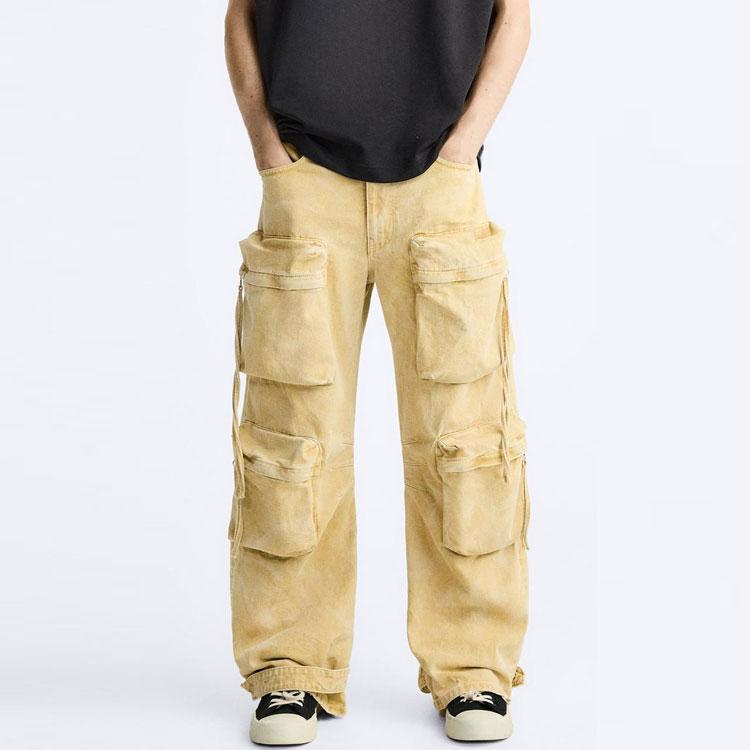 ZARA Casual Pants Men's Mustard 5575472-305