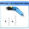 Electric Air Cool Hot Knife Foam Cutter Tool Machine Portable Slotting Groove Styrofoam Polystyrene Fabric Rope Cutter