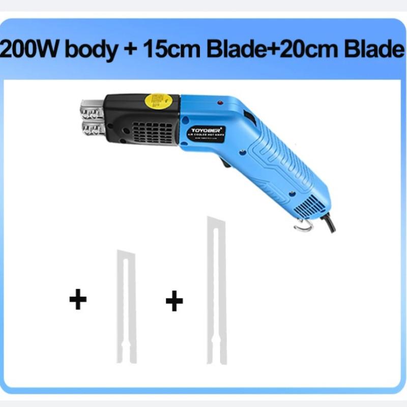 Electric Air Cool Hot Knife Foam Cutter Tool Machine Portable Slotting Groove Styrofoam Polystyrene Fabric Rope Cutter