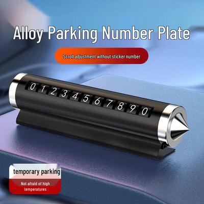Araba Cam Kırıcı & Cep Telefonu Numarası Plakası: Geçici Park Süsü & Güvenlik Çekici