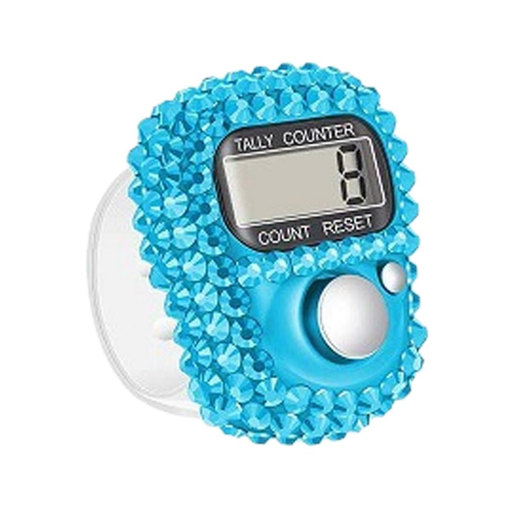 1 шт. Электронный счетчик пальцев портативный Ручной Цифровой счетчик пальцев многофункциональный Ручной счетчик Кликер с Мини ЖК-дисплеем