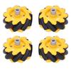 Mecanum Wheels DIY Toy, 48mm Mecanum Wheels Omnidirectional Parts for Smart Robot Car (Pair of 2)
