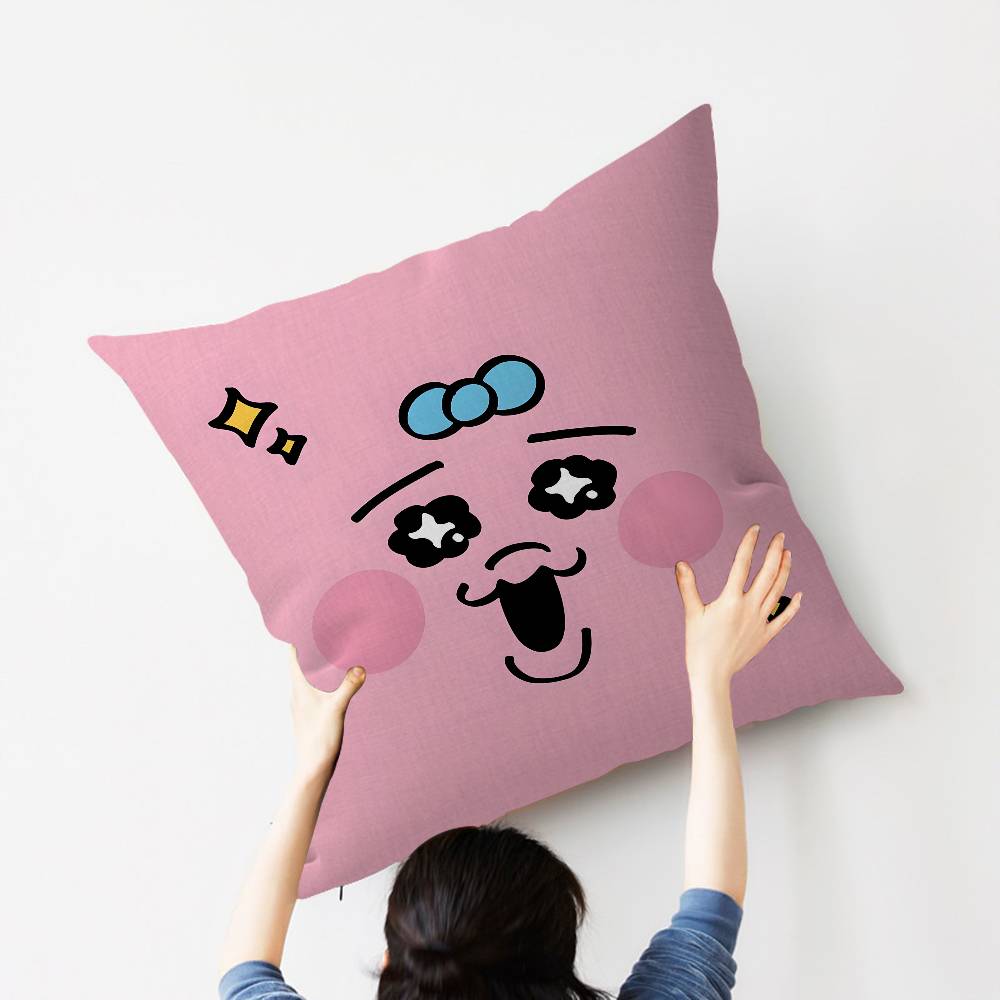 Popular Character O-Opanchu U-Usagi Pillow Gift Home Office Decoration Bedroom Sofa Car Cushion Cover case 45x45