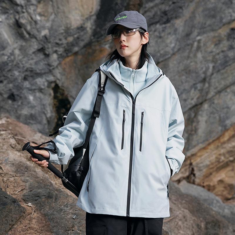 Unisex Outdoor Heat-Sealed Windbreaker: Mountain-Style Camping, Leisure & Hiking Gear for Autumn/Winter