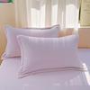 New Solid Color Washable Pillowcase Pair 48x74cm Single Solid Color Pillowcase Lattice