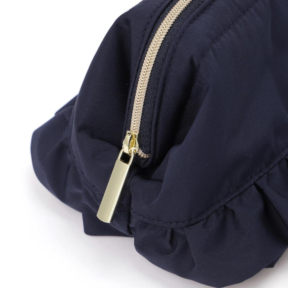 Franc Franc Japan [ec Limited Outlet Item] Frill Wire Pouch Navy