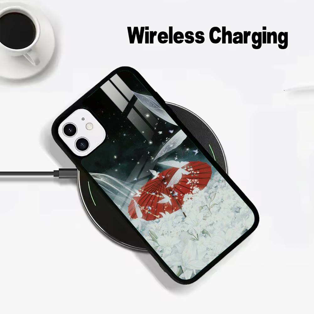 H-Heaven- Official's- Blessing Phone Case For IPhone17 16 15 14 13 12 11 Pro Max 16/15/14Plus Wireless Charger Cover Funda