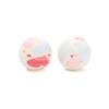 10Pcs 15mm Baby Infant Nipple Appeal Other Chain Clips Dummy Holder Nipple Accessories Pink Love Print Food Grade Silicone Beads