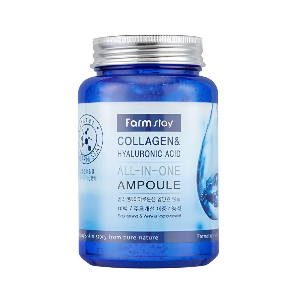 

Farmstay Collagen & Hyaluronic Acid All-In-One Ampoule Deep Hydrating Firming Serum 250ml