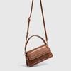 ZA Women's Mini Casual Crossbody Trapezoid Handbag in Black/Brown