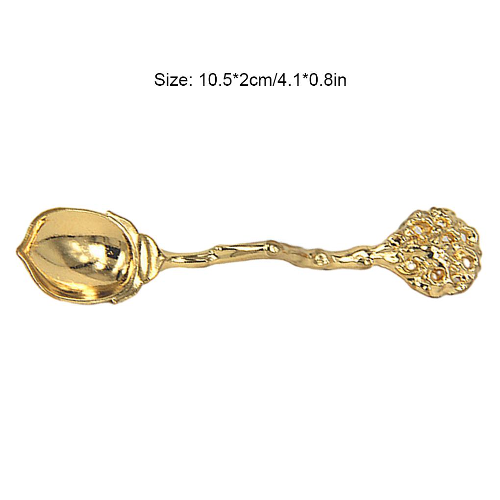 Retro Luxus Palaststil Kaffee Tee Mini Löffel Schaufel Besteck Set