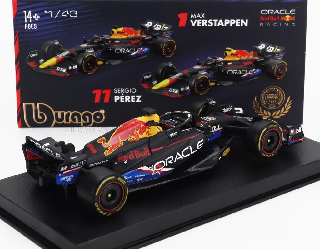 Blagoh F1 Die-Cast Auto 1/43 Red Bull RB19 ORACLE Max Verstappen 2023 Austin GP-Spezifikation Weltmeister Signaturserie