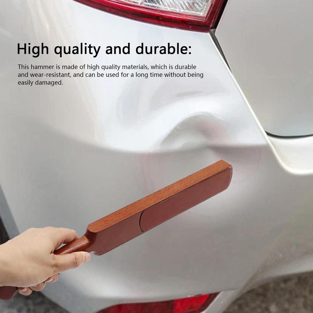 Car Dent Repair Tools Comfortable Wooden Hammer With Grip Body Repair Dent Removal Tools For Mechanics Truck ATV Motorcycle Boat