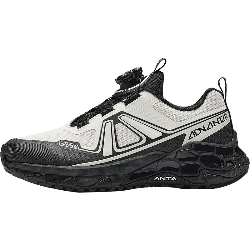 Anta Kids Pangolin Synthetic Leather Mesh Fabric Trendy Outdoor Cross-Country Grip Testing Slip-Resistant Durable Low-Top Running Shoes A22445521-2