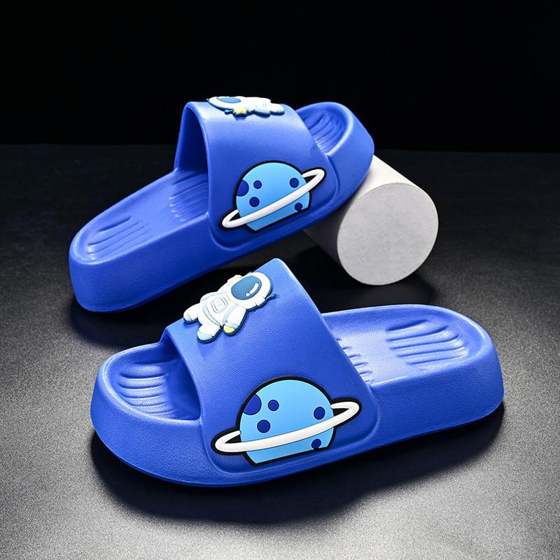 Boys Stylish Girls Slippers Lightweight Eva Material Nonskid House Flops Flip