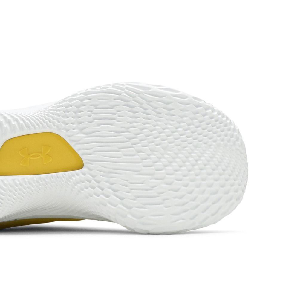 Under Armour Curry Flow 8 Grade School 'Smooth Butter Flow' (Unisex) Taxi / White / Taxi Kids' Basketball Shoes 3023527 701