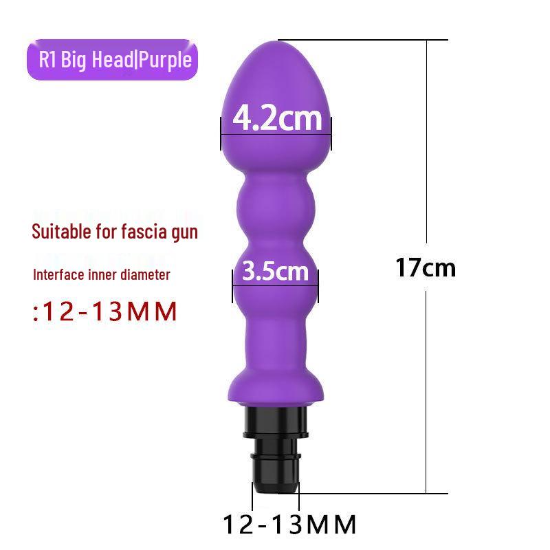 Modified Erotic Silicone Fascia Gun Massage Head for Muscle Relaxation