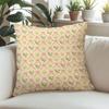 Bow Floral square Jacquard Pillow Cover for Sofa Office Waist Cushion Cover Home Decorative Pillowcase
