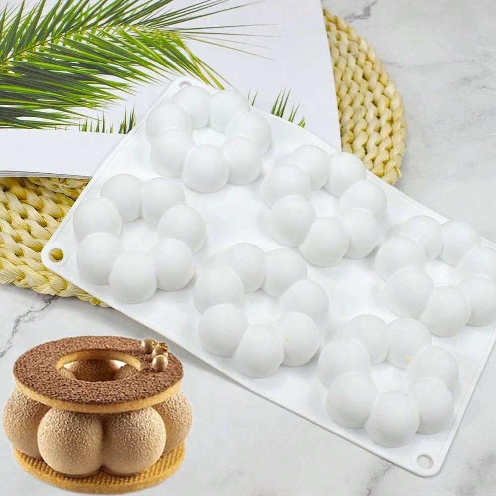 6 Cavity Flower Silicone Cake Mold Chocolate Pastry Baking Mold Dessert Cake Decoration Tools Donut Muffin Kitchen Accessories