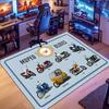 Simson Oldtimer Motorrad Teppich, geeignet für Wohnzimmer, Schlafzimmer, Spielzimmer, Computerraum und Heimdekoration.