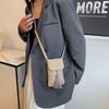 Artistic Pastoral Style Retro Straw Crossbody Bag with Key Holder and Phone Pocket - 2025 Trendy Casual Woven Design
