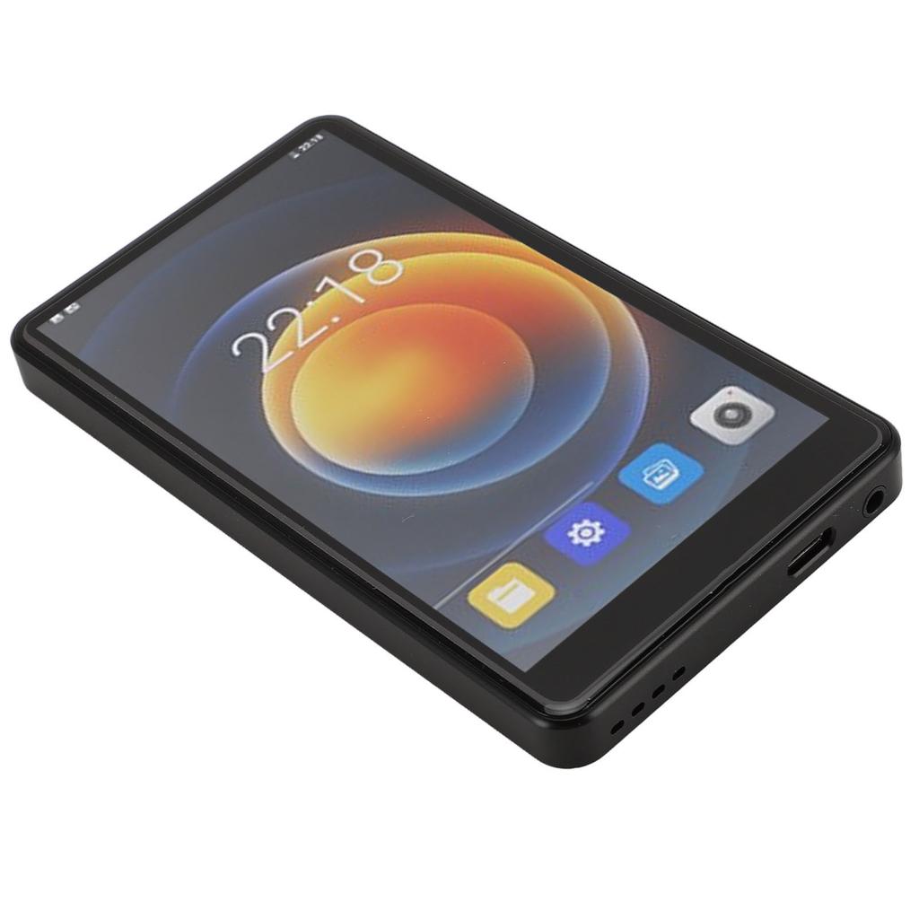 MP4 Player with Bluetooth 5.2inch Full Touch Screen 2500mAh Support 128GB Rear Camera Digital MP4 MP3 Player with