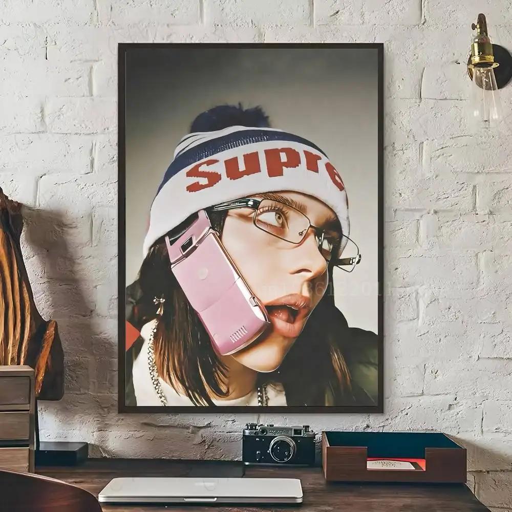 

Кафе Спальня Офис Дом Декоративная Холст Картина Настенный Декор Поп-звезда B-billie Классический Фильм Настенное Искусство Постер Гостиная Бар 40X60cm Unframed