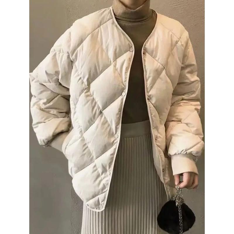 Large Size Good Fabric Autumn Winter Cotton Jacket for Women Short Style High-end Thickened Cotton Coat for Women