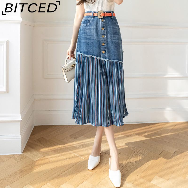 BITCED Dame Mote Casual Sommer Vår Skjørt