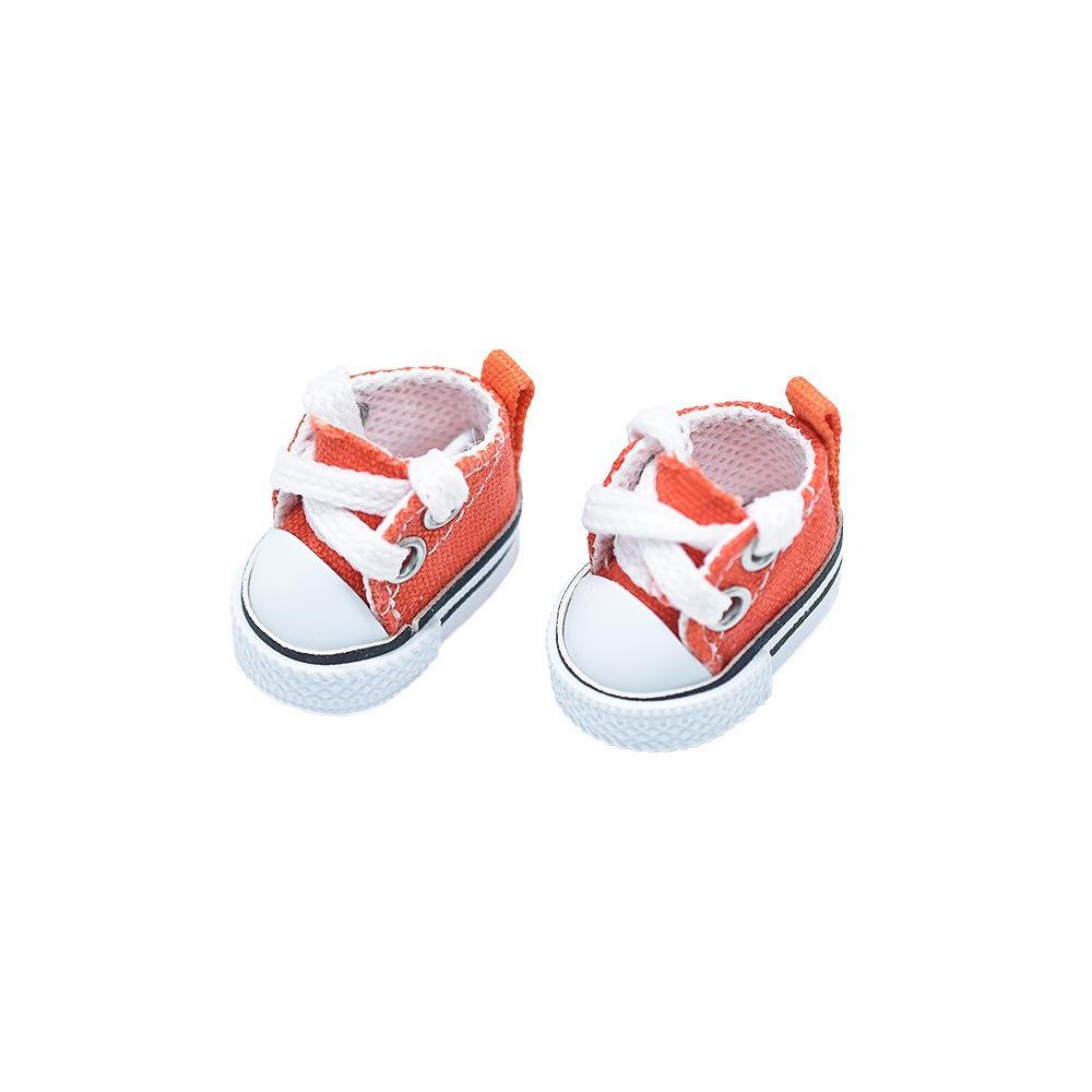 3.5cm Size BJD Doll Shoes Canvas Material Casual Shoes Fashion High Top Sneakers  For 1/6 Dolls