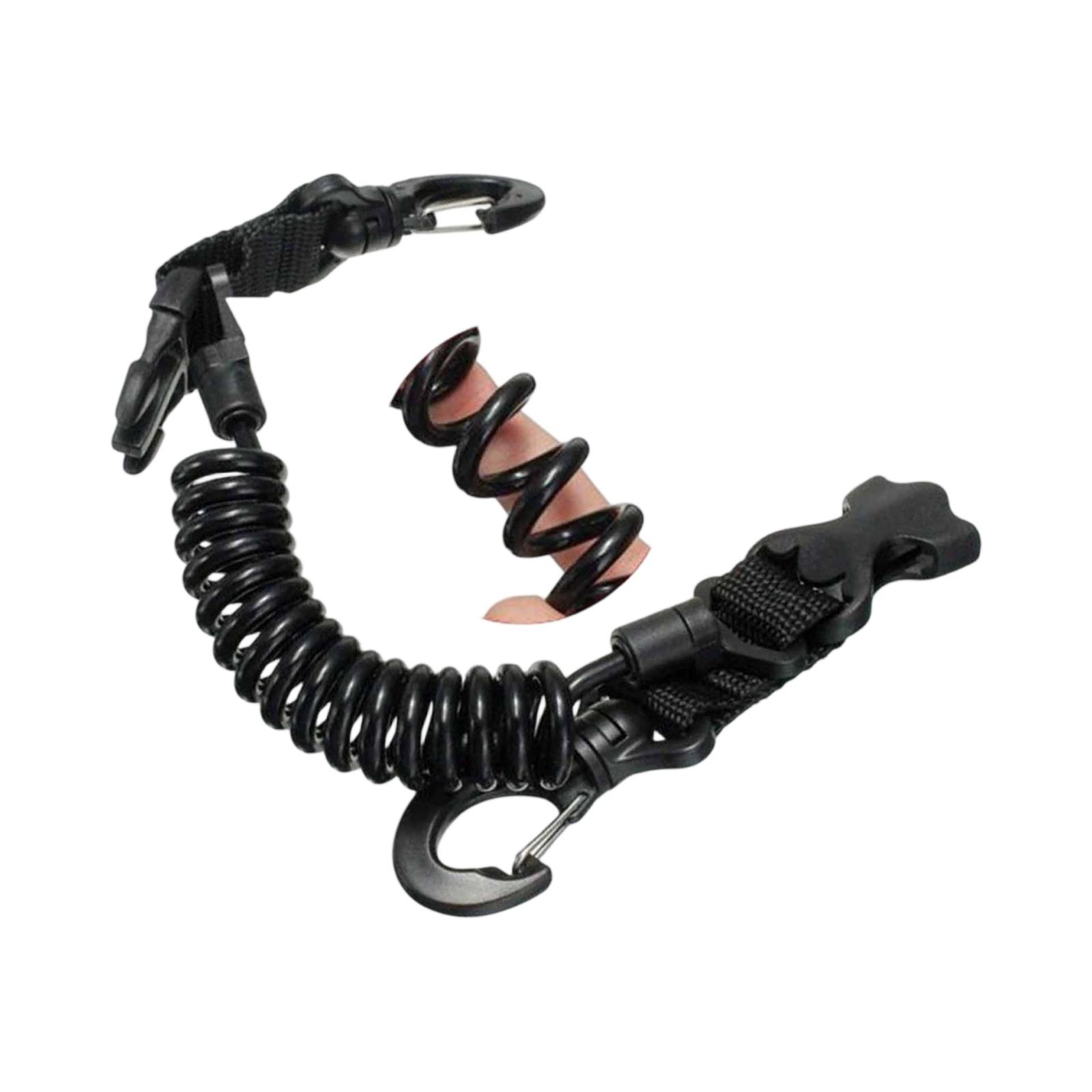 Diving Camera -Loss Rope – Safety Lanyard for Underwater Cameras & Snorkeling Gear One Size чёрный