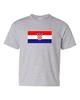 Croatia Country Flag Europe Zagreb Nation Patriotic DT Youth Kids T-Shirt Tee Unisex T-Shirt