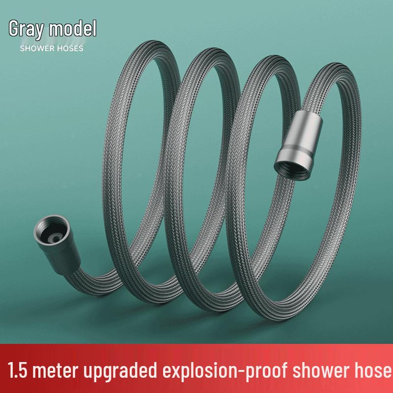 Upgraded Anti-Tangle Explosion-Proof High Flow Shower Hose with Universal Connection