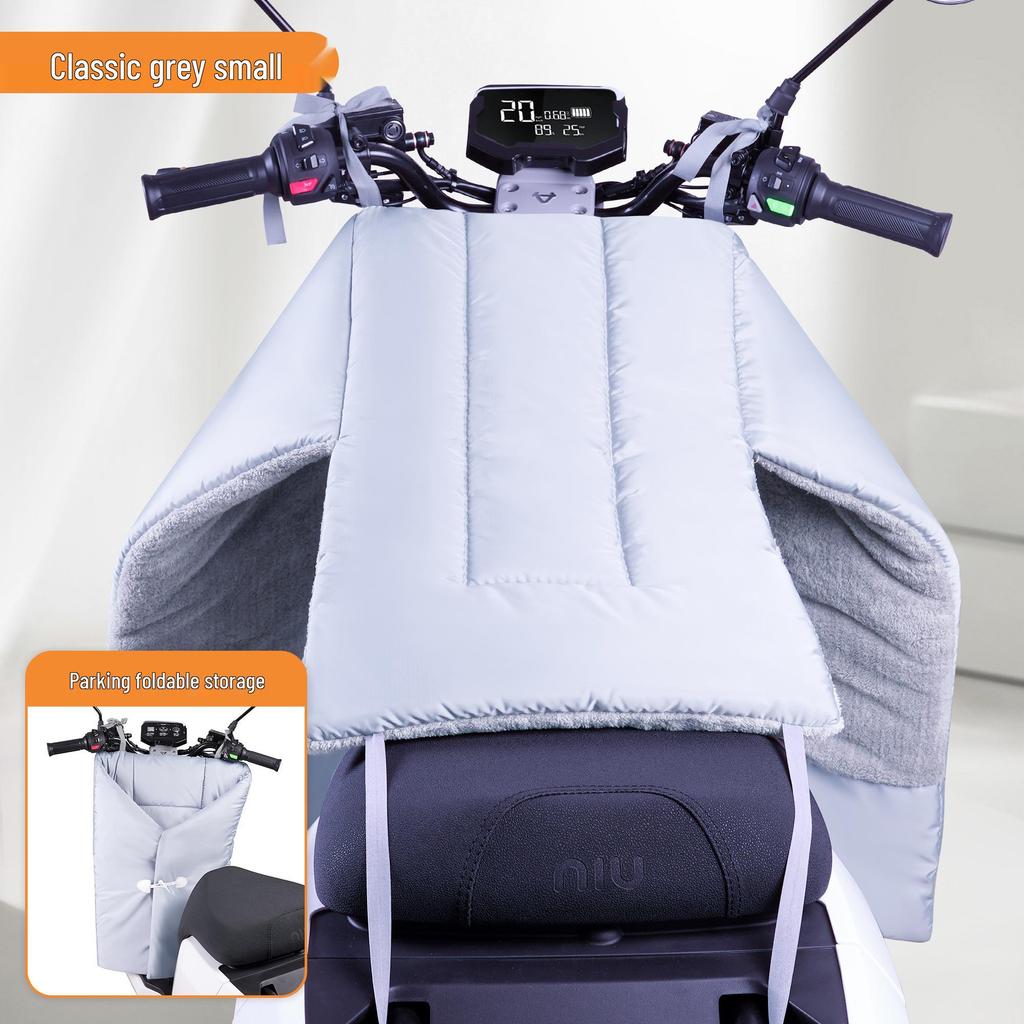 Fleece-Lined Waterproof Winter Motorcycle Windshield Cover