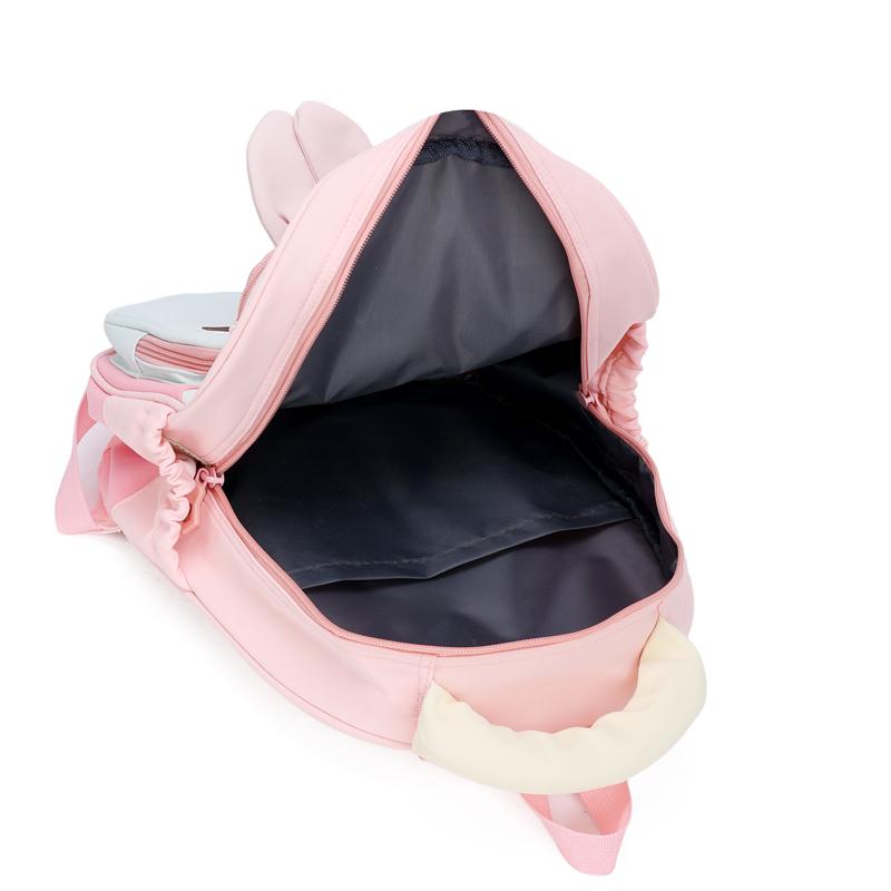 Bunny Bear Backpack Kindergarten Children's Schoolbag Boys And Girls Lightweight Backpack